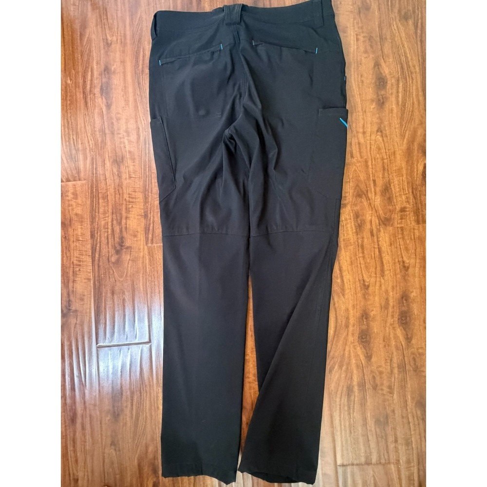 Amazon Uniform Cargo Pants Men's L (32-34) Black By Luly Yang Stretch Workwear - Picture 3 of 7